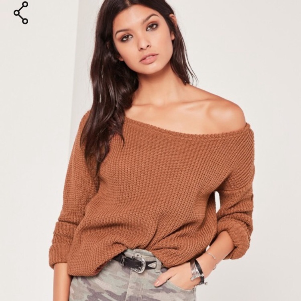 NEW Off the Shoulder Knitted Jumper